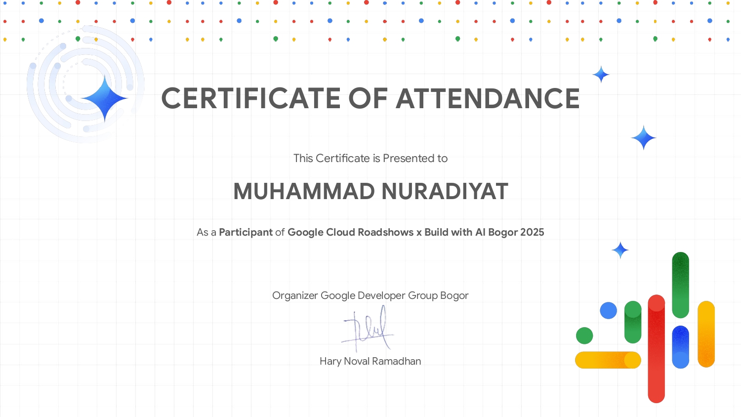 Google Cloud Roadshow × Build with AI Bogor
