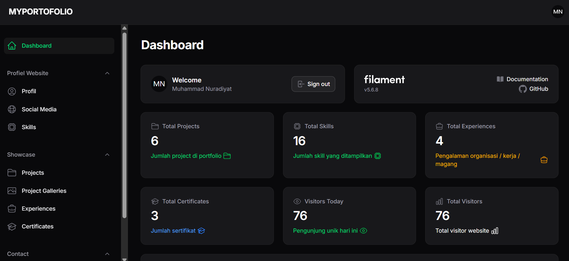 Website Portofolio